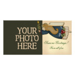 Ange de Noël Modèle Pour Photocarte