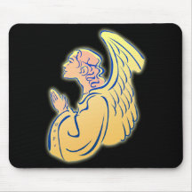Ange de tapis de souris d'espoir
