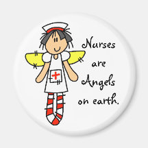 Ange d'infirmière magnets