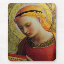 ANGE du 15ème siècle avec la bible Tapis De Souris