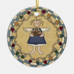 Ange en ornement de Noël de ciel