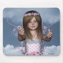 Ange féerique Bruyère Mousepad Tapis De Souris