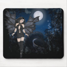 Ange foncé et séries foncées de nuit tapis de souris