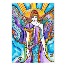 Ange gardien de 100 Aceo Modèles De Cartes De Visite