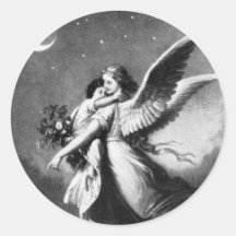 Ange gardien la nuit autocollants