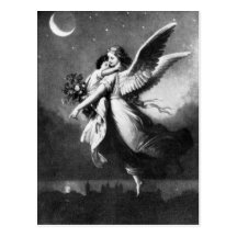 Ange gardien la nuit carte postale
