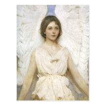 Ange par Abbott Thayer, beaux-arts victoriens vint Carte Postale