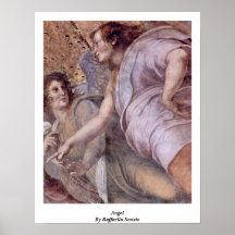 Ange par Raffaello Sanzio Posters