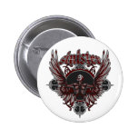 Ange sinistre badge avec épingle