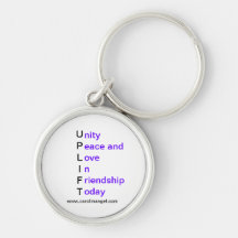 Ange "SOULÈVEMENT" Keychain de la Caroline Porte-clé