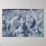 Ange sur la neige affiches
