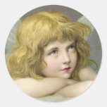 Ange sur un nuage - autocollant