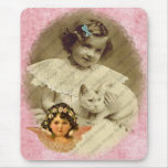 Ange vintage Mousepad Tapis De Souris