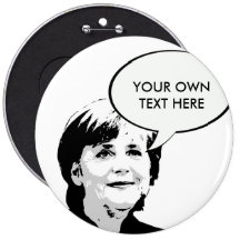 Angela Merkel Badge Avec Épingle