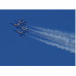Anges bleus d'avions à réaction photo en découpe