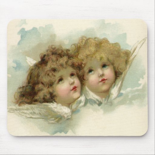 Anges d'ange tapis de souris