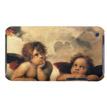 Anges de Sistine Madonna par Raphael Raffaello Étuis Barely There iPod
