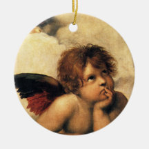 Anges de Sistine Madonna par Raphael Raffaello Décorations De Noël
