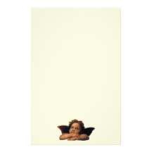 Anges de Sistine Madonna par Raphael Sanzio Papier À Lettre Customisé