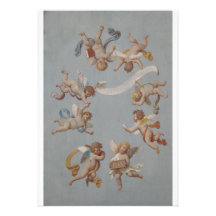 Anges lunatiques d'ange de la Renaissance Invitations Personnalisées