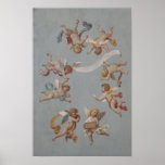 Anges lunatiques d'ange de la Renaissance Posters