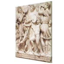 Anges musicaux, soulagement de Cantoria Toiles Tendues