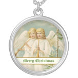 Anges vintages de Noël avec des bugles Pendentifs
