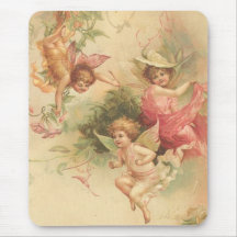 anges vintages tapis de souris