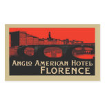 Anglo American Hotel (Florence) Sticker Rectangulaire