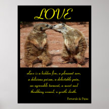 Animal 1 d'affiches d'AMOUR