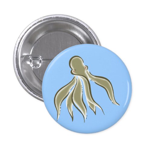 Animal d'océan de poulpes de poulpes de poulpe de  badges avec agrafe