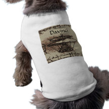 ANIMAL FAMILIER INVENTIF - conception d'HÉLICOPTÈR Tee-shirts Pour Chien