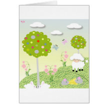 Animaux de forêt carte