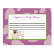 Animaux programmables de pourpre de Jacana de cart Carte Postale