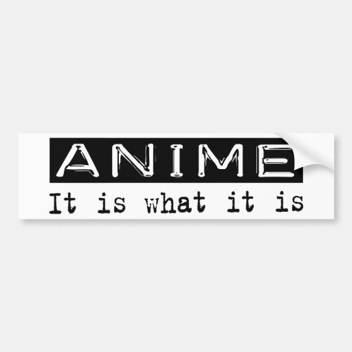 Anime il est adhésif pour voiture