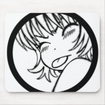 anime mignon de muuhh tapis de souris