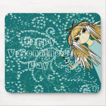 Anime Valentine magique MousePad Tapis De Souris
