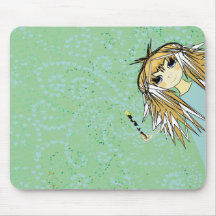 Anime Valentine magique MousePad - Tapis De Souris