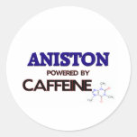 Aniston a actionné par la caféine adhésif