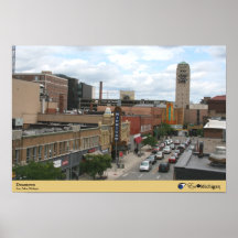 Ann Arbor du centre, Michigan Poster