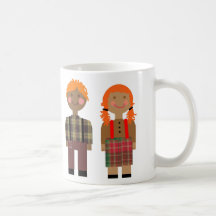 Ann et Andy Raggedy Tasse