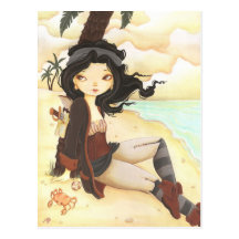 Anne - carte postale féerique d'imaginaire de pira