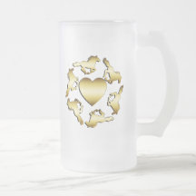 ANNEAU DE CHEVAUX D'OR MUG