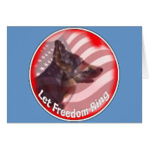 Anneau de liberté de GSD Cartes De Vœux