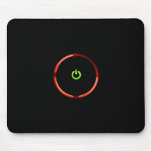 Anneau rouge de tapis de souris de la mort