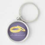 Anneaux de mariage (demoiselle d'honneur) porte-clés
