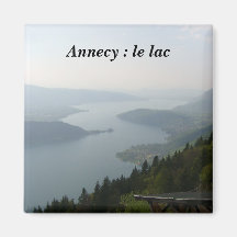 Annecy : le lac - aimant pour réfrigérateur
