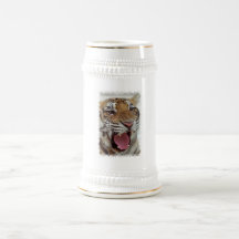 Année de la bière Stein de tigre Tasses À Café