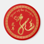 Année du dragon 2012 - nouvelle année chinoise aimant