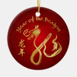 Année du dragon 2012 - nouvelle année chinoise décorations pour sapins de noël